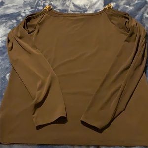 Michael Kors cold shoulder shirt